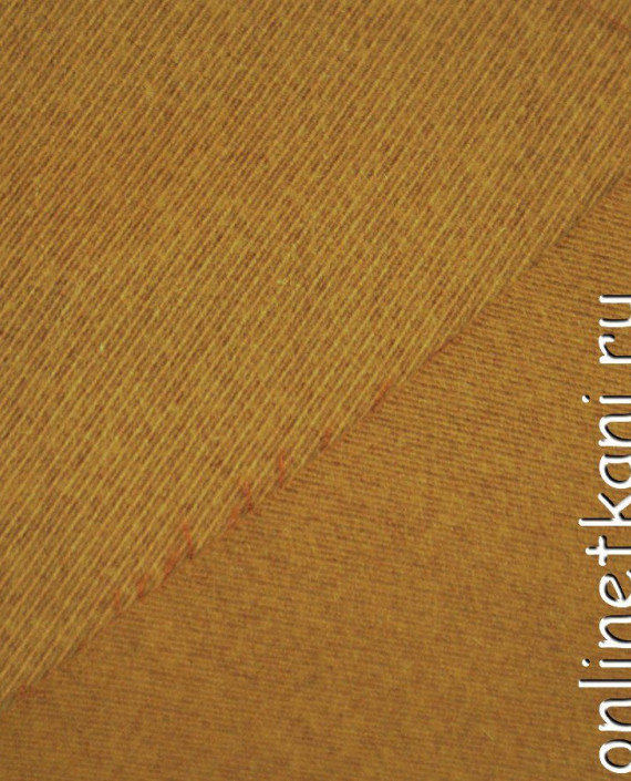 Ткань Шерсть Пальтовая 1264 цвет оранжевый картинка 1