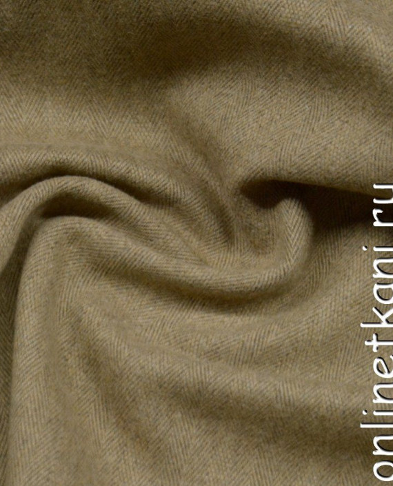 Ткань Шерсть Пальтовая 1293 цвет бежевый картинка