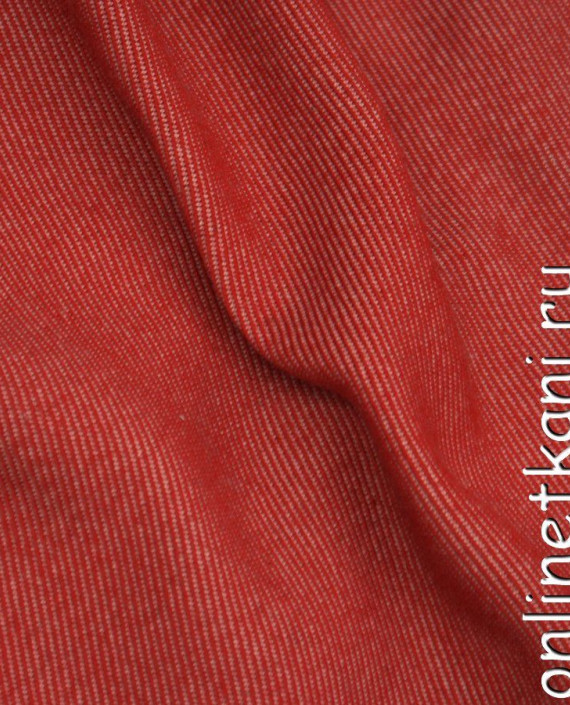 Ткань Шерсть Костюмно-пальтовая 1300 цвет красный картинка