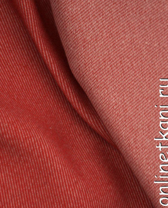 Ткань Шерсть Костюмно-пальтовая 1300 цвет красный картинка 2