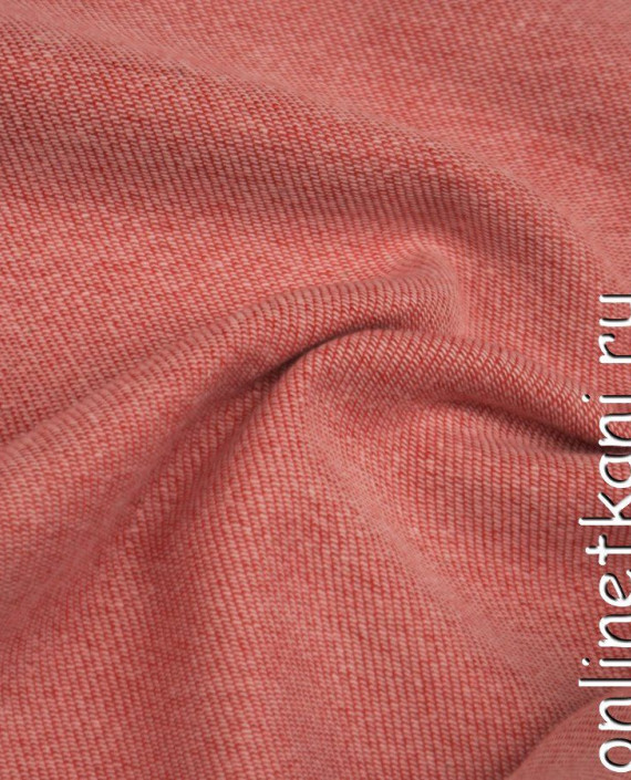 Ткань Шерсть Костюмно-пальтовая 1300 цвет красный картинка 1