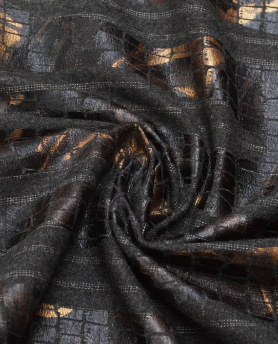 Ткань Шерсть Костюмно-пальтовая 1325 цвет серый анималистический картинка