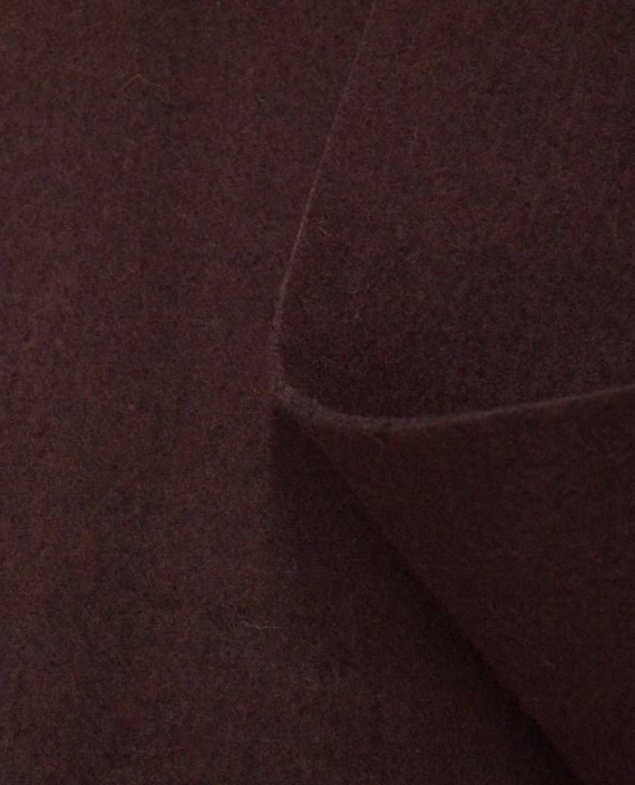Ткань Шерсть Пальтовая 1329 цвет бордовый картинка 2