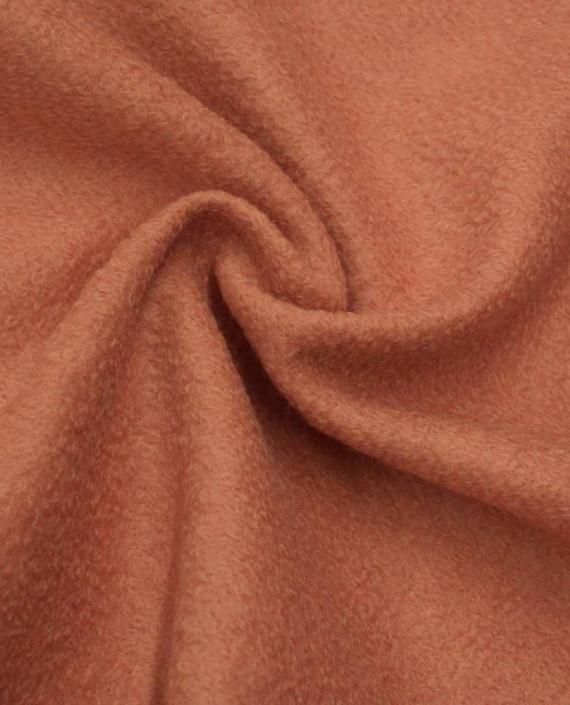 Ткань Шерсть Пальтовая 1366 цвет оранжевый картинка