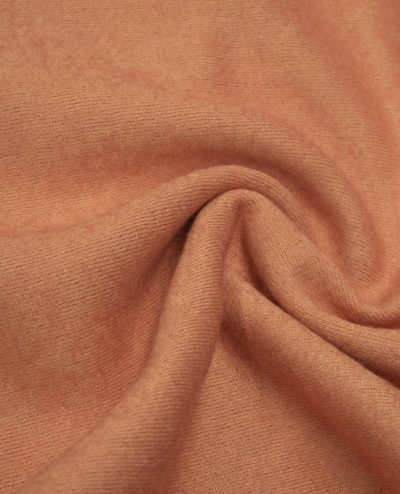 Ткань Шерсть Пальтовая 1366 цвет оранжевый картинка 2