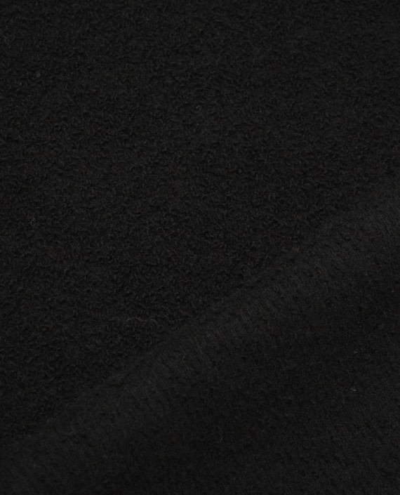 Ткань Шерсть Пальтовая 1368 цвет черный картинка 2