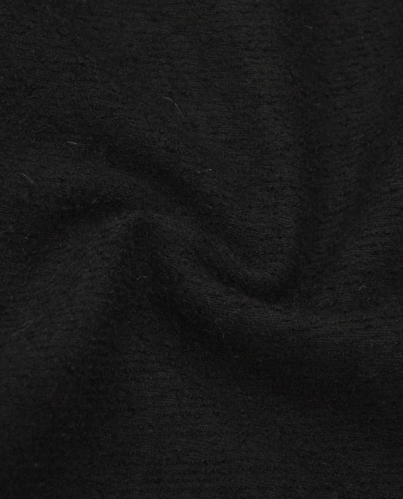 Ткань Шерсть Пальтовая 1368 цвет черный картинка 1