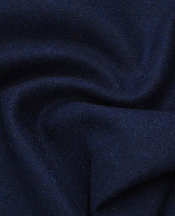 Ткань Шерсть Пальтовая 1373 цвет синий картинка