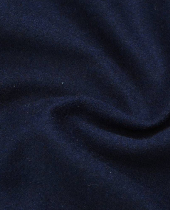 Ткань Шерсть Пальтовая 1373 цвет синий картинка 1