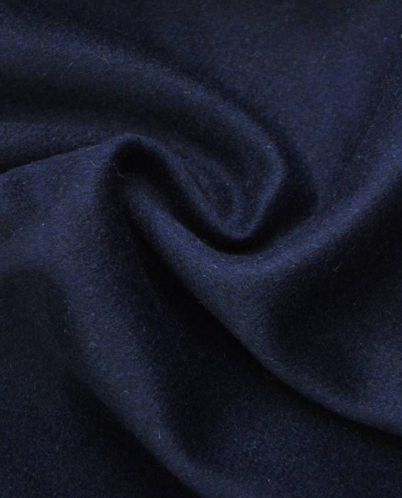 Ткань Шерсть Пальтовая 1374 цвет синий картинка