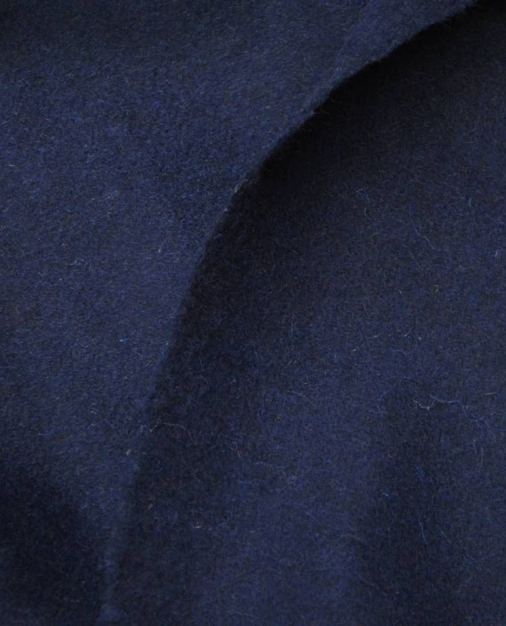 Ткань Шерсть Пальтовая 1374 цвет синий картинка 2