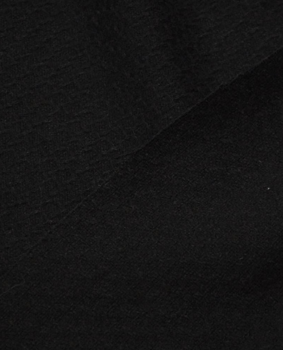 Ткань Шерсть Пальтовая 1378 цвет черный картинка 1