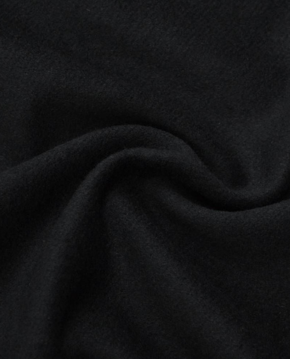 Ткань Шерсть Пальтовая 1380 цвет черный картинка