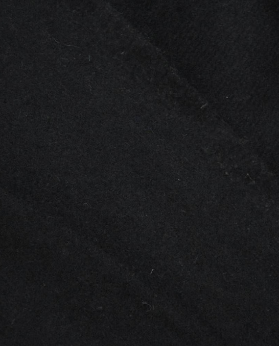 Ткань Шерсть Пальтовая 1380 цвет черный картинка 2