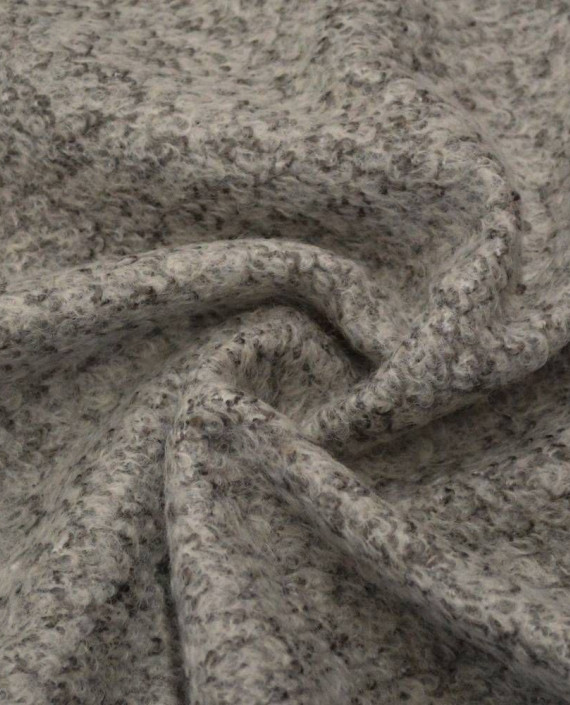 Ткань Шерсть Пальтовая 1383 цвет серый меланж картинка