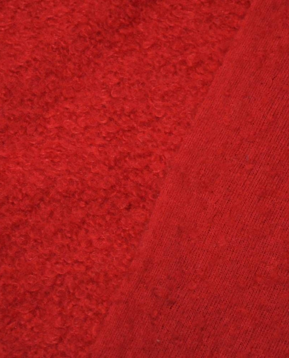 Ткань Шерсть Пальтовая 1384 цвет красный картинка 1