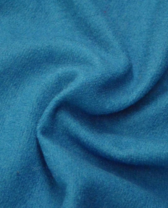 Ткань Шерсть Пальтовая 1385 цвет голубой картинка