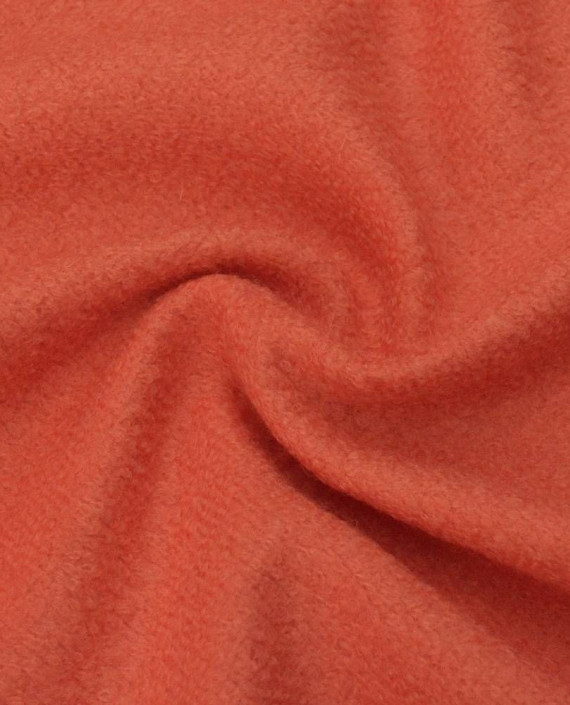 Ткань Шерсть Пальтовая 1388 цвет оранжевый картинка