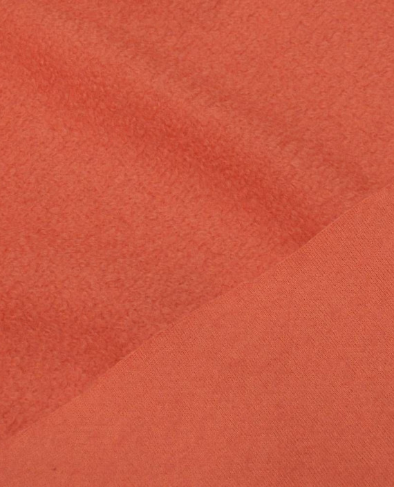 Ткань Шерсть Пальтовая 1388 цвет оранжевый картинка 2
