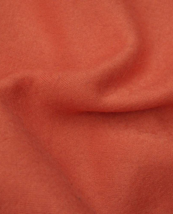 Ткань Шерсть Пальтовая 1388 цвет оранжевый картинка 1
