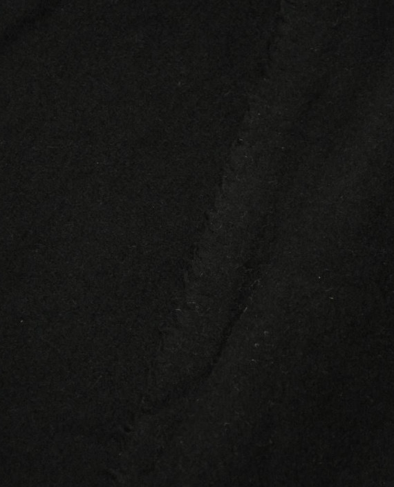 Ткань Шерсть Пальтовая 1400 цвет черный картинка 2