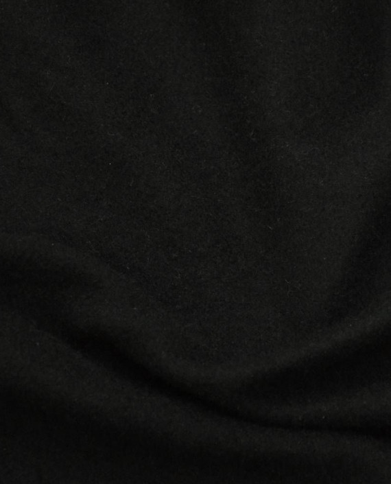 Ткань Шерсть Пальтовая 1400 цвет черный картинка 1