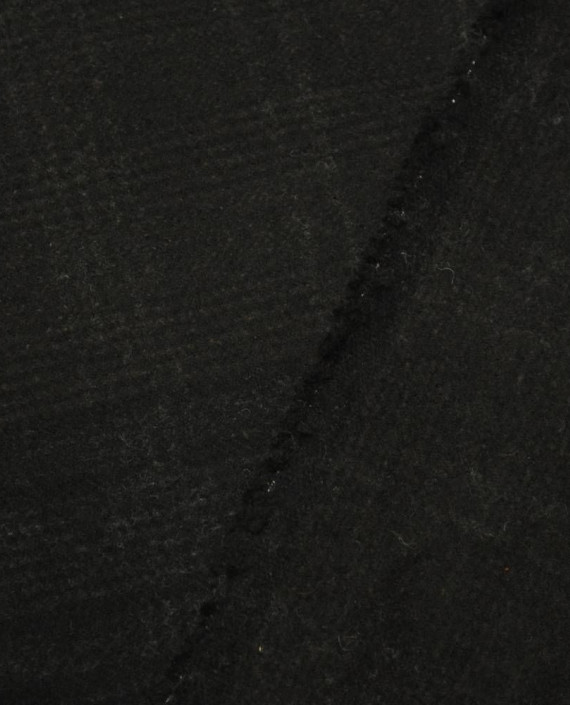 Ткань Шерсть Пальтовая 1408 цвет серый в клетку картинка 2