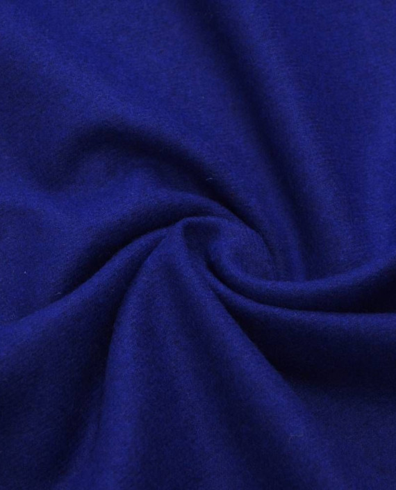 Ткань Шерсть Пальтовая 1416 цвет синий картинка