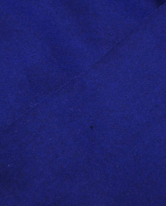 Ткань Шерсть Пальтовая 1416 цвет синий картинка 2
