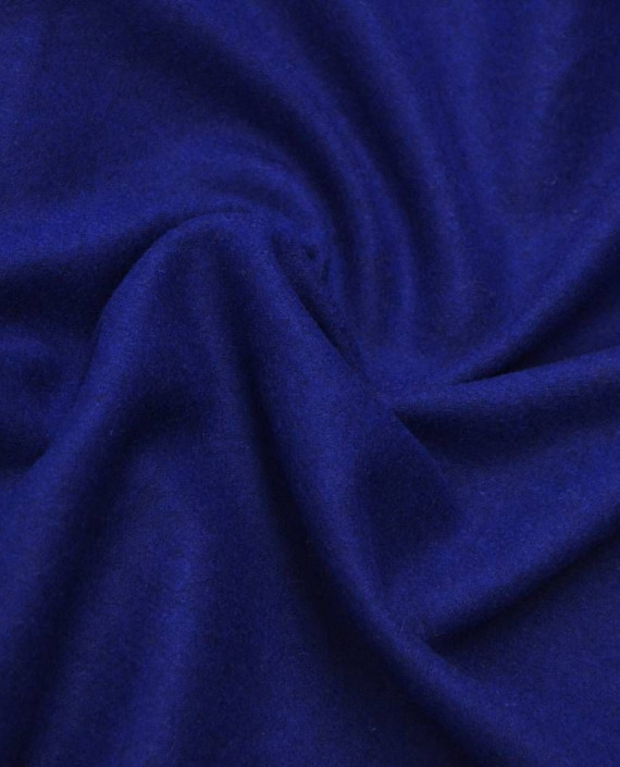 Ткань Шерсть Пальтовая 1416 цвет синий картинка 1