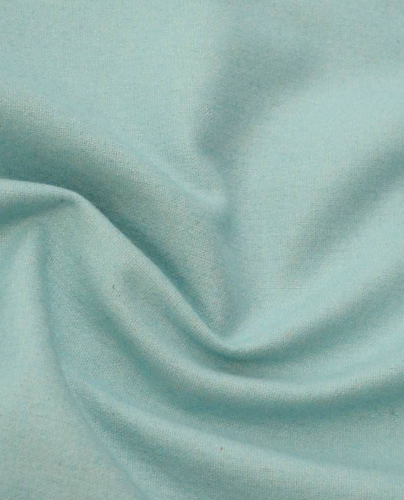 Ткань Шерсть Костюмно-пальтовая 1417 цвет голубой картинка 1