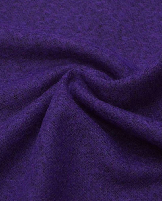 Ткань Шерсть Пальтовая 1421 цвет фиолетовый картинка