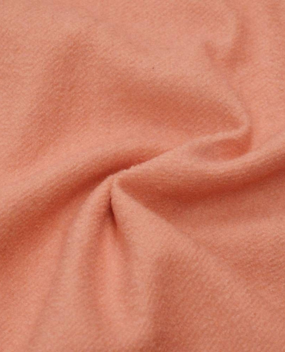 Ткань Шерсть Пальтовая 1422 цвет оранжевый картинка
