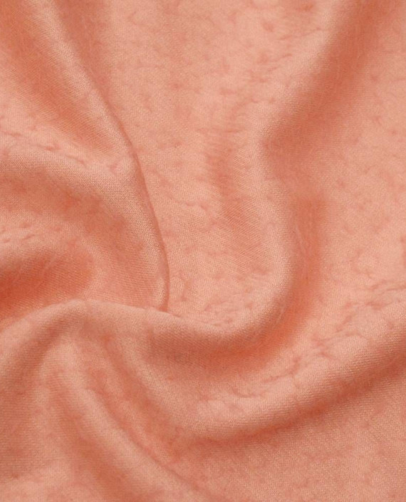 Ткань Шерсть Пальтовая 1422 цвет оранжевый картинка 2