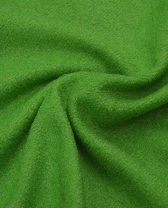 Ткань Шерсть Пальтовая 1423 цвет зеленый картинка
