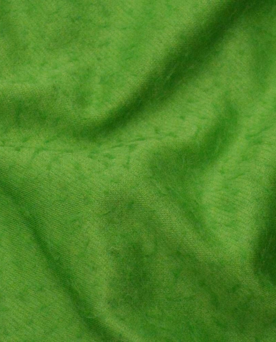 Ткань Шерсть Пальтовая 1423 цвет зеленый картинка 1