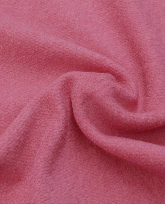 Ткань Шерсть Пальтовая 1429 цвет розовый картинка