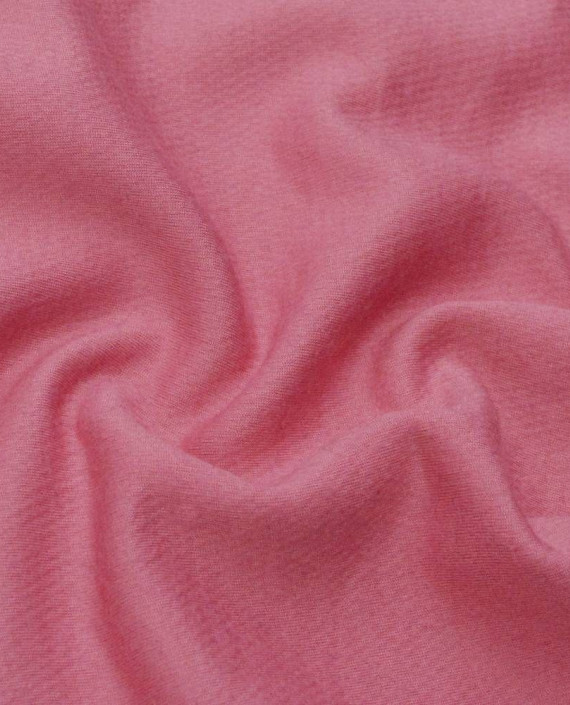 Ткань Шерсть Пальтовая 1429 цвет розовый картинка 2