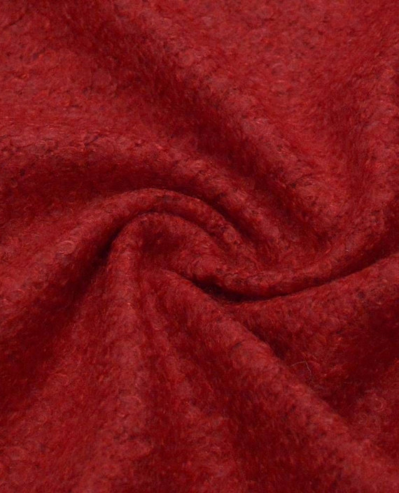 Ткань Шерсть Пальтовая 1436 цвет красный картинка