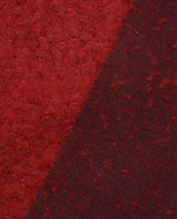 Ткань Шерсть Пальтовая 1436 цвет красный картинка 2