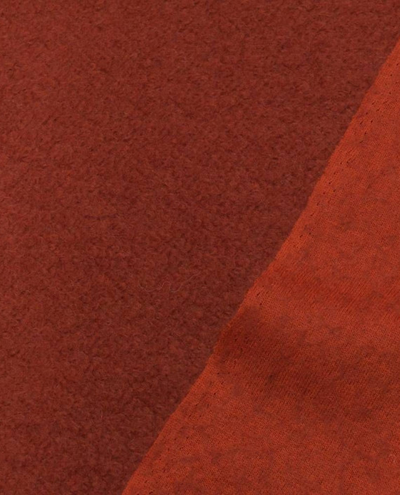 Ткань Шерсть Пальтовая 1437 цвет бордовый картинка 2