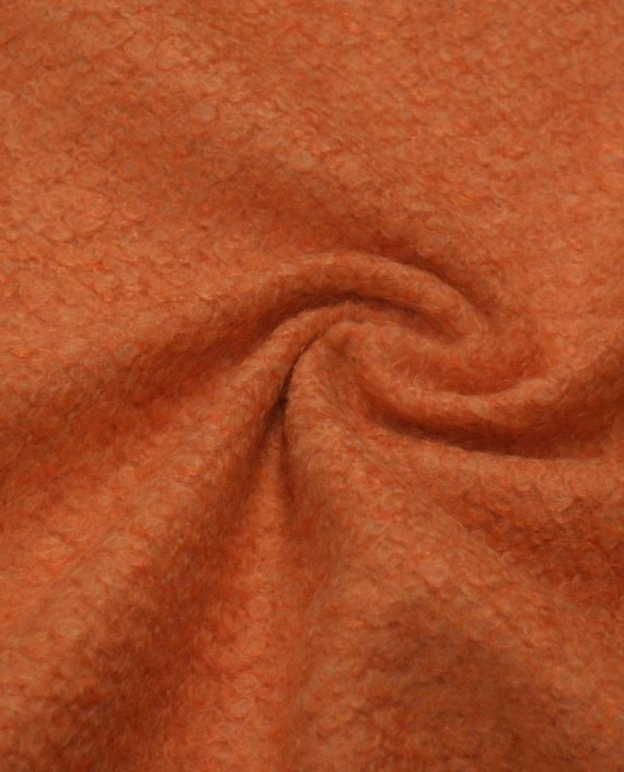 Ткань Шерсть Пальтовая 1438 цвет оранжевый картинка