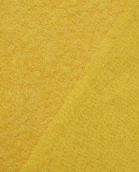 Ткань Шерсть Пальтовая 1441 цвет желтый картинка 2