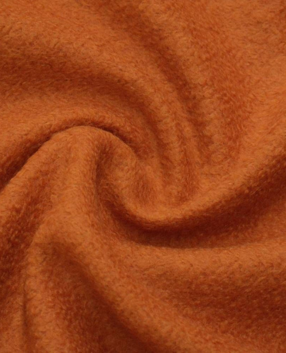 Ткань Шерсть Пальтовая 1444 цвет оранжевый картинка