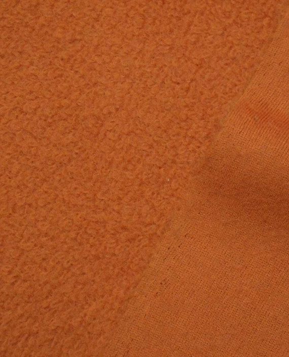 Ткань Шерсть Пальтовая 1444 цвет оранжевый картинка 1