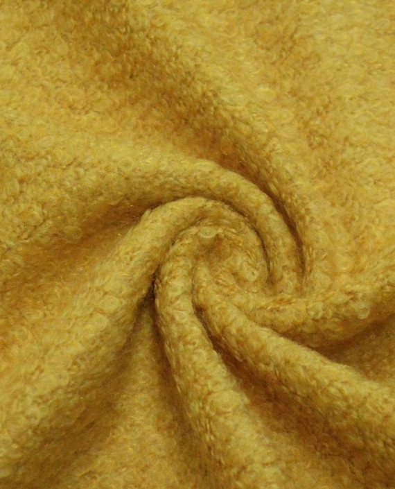 Ткань Шерсть Пальтовая 1445 цвет желтый картинка