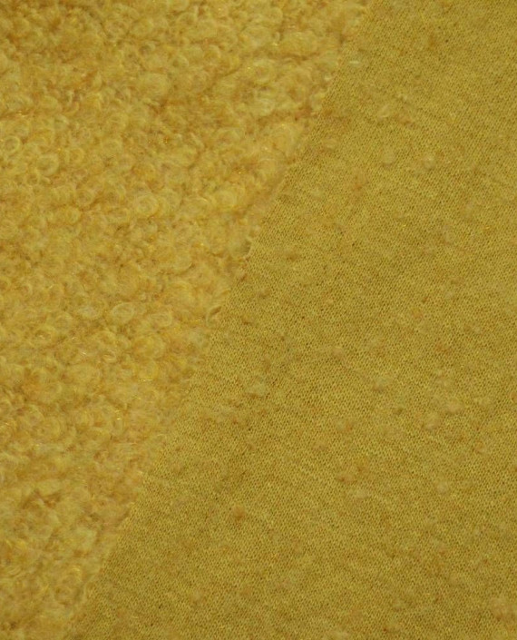 Ткань Шерсть Пальтовая 1445 цвет желтый картинка 1