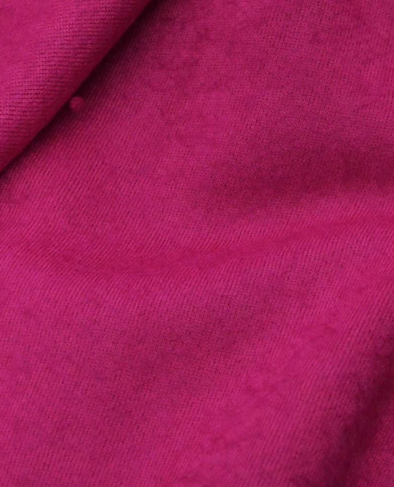 Ткань Шерсть Пальтовая 1447 цвет малиновый картинка 1