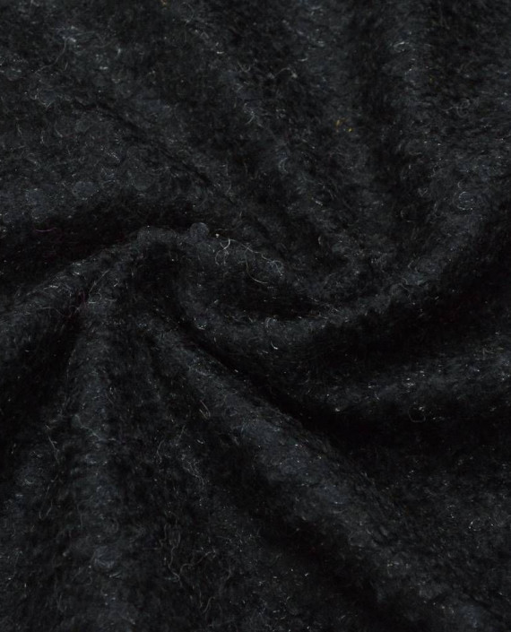 Ткань Шерсть Пальтовая 1448 цвет черный картинка