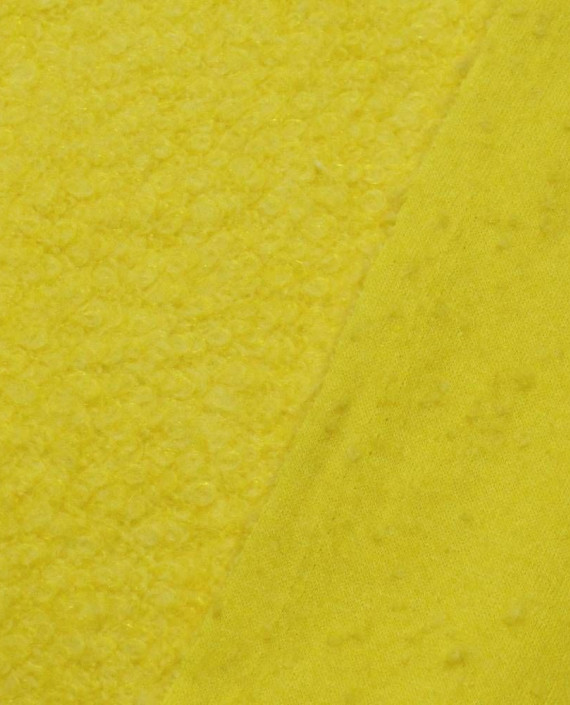 Ткань Шерсть Пальтовая 1451 цвет желтый картинка 1